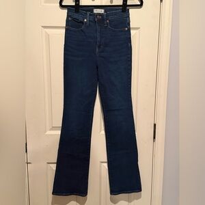 Madewell Indigo Wide Leg Jeans